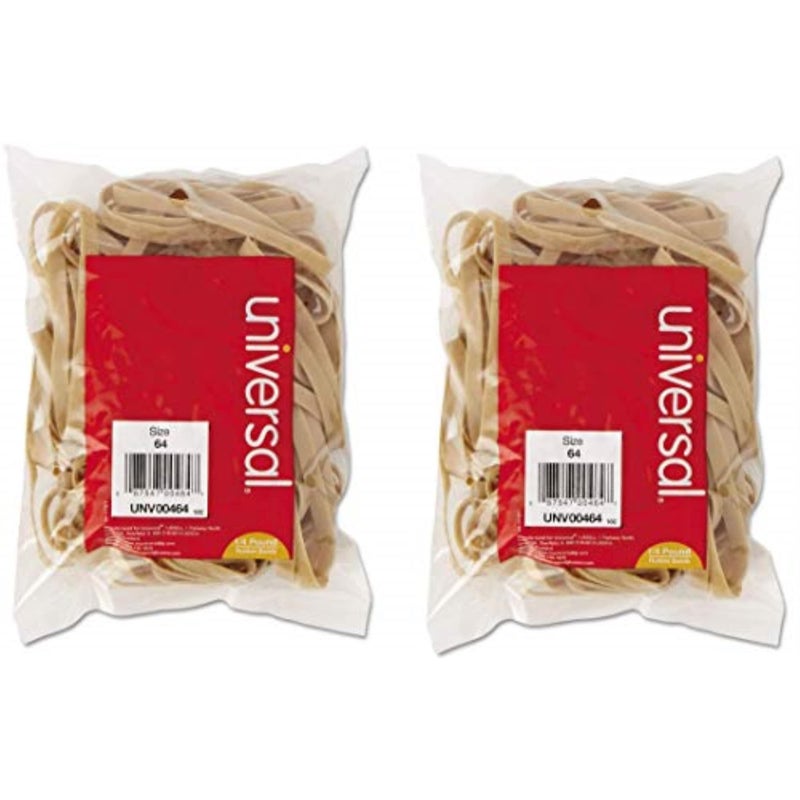 UNIVERSAL Office Products, Rubber Bands, Size 64, 3-1/2 x 1/4, 80 Bands 1/4 lb Pack - Image 2