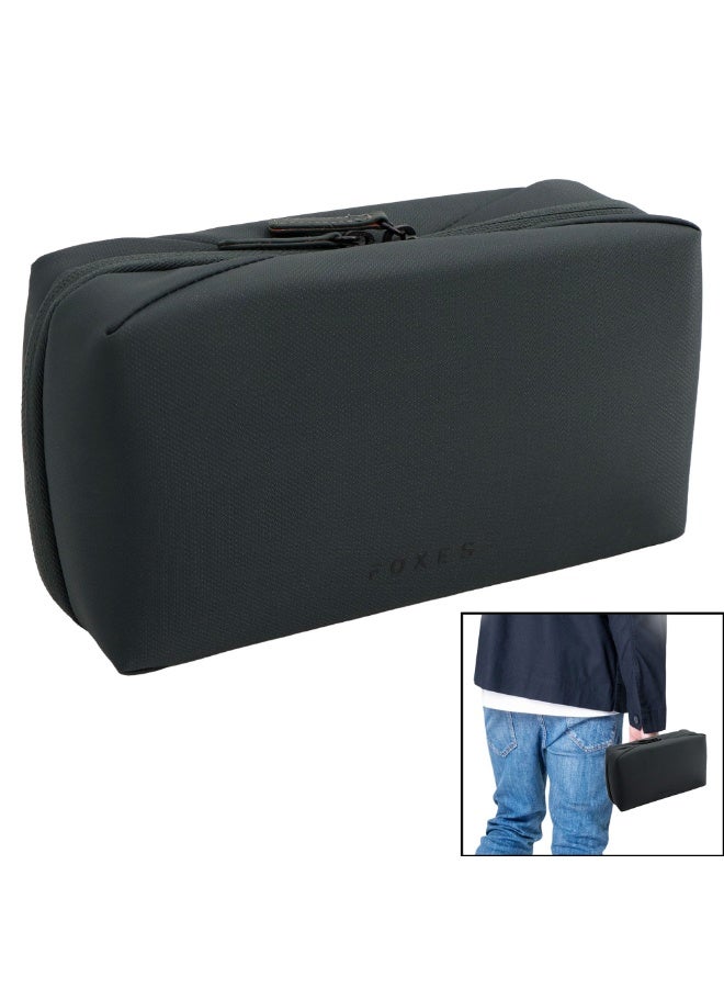 FOXES Water-Resistant Multi-Compartment Hand Bag – Spacious Travel & Toiletry Organizer for Daily Essentials - Image 1