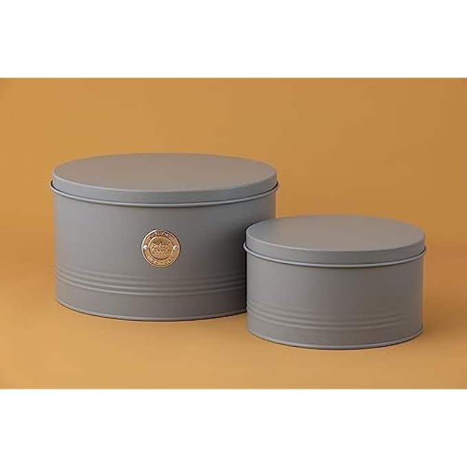 Typhoon Living Set Of 2 Grey Cake Tins - Image 5