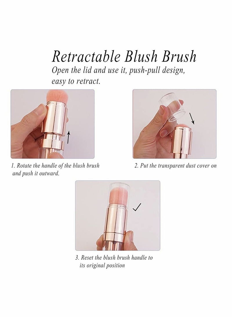 KASTWAVE 4 in 1 Makeup Brush Set, Lip, Smudge Contour, Blush Sponge for Eyes Lips Face - Image 5