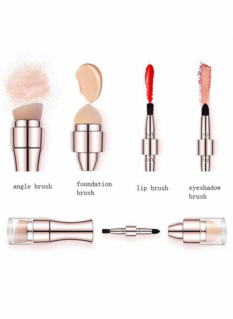KASTWAVE 4 in 1 Makeup Brush Set, Lip, Smudge Contour, Blush Sponge for Eyes Lips Face - Image 2