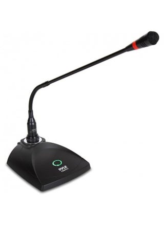 Pyle Home Desktop Gooseneck Wired Microphone System-Table Mounted Corded Voice Condenser Mic with Pop Filter - XLR to 1/4'' Sound Cord - for Karaoke, Conference, Studio Audio Recording -PDMIKC5 Black - pzsku/ZA47B1BAAE40C38C4EEF3Z/45/_/1731696435/72320d20-5987-4b37-af13-ee66fb96d8ab