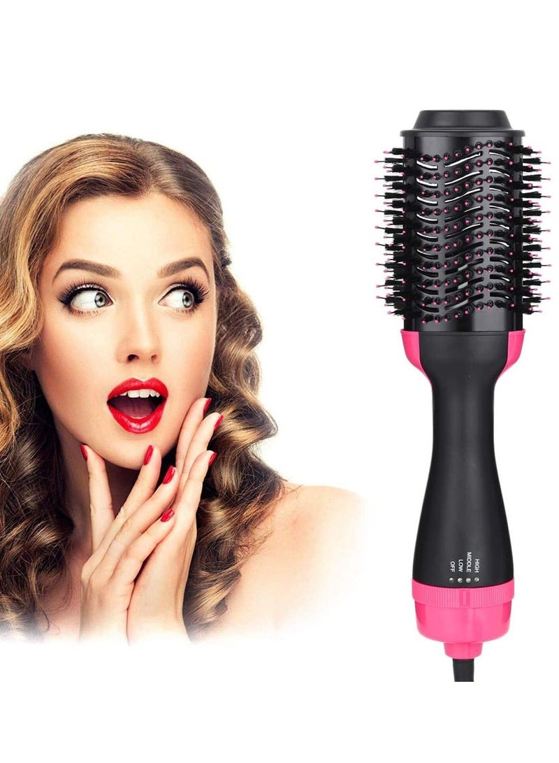 One Step Hair Dryer and Volumizer, Meraif 3 in 1 Hot Air Brush Hair Dryer Brush Anti-scald Negative Ion Hair Straightener Brush Comb Curler Styler for All Hair Types - Image 2