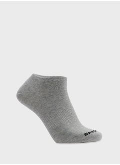 SKECHERS 3 Pack Non Terry No Show Socks  - Image 3