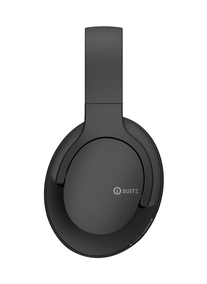iOsuite - Focus 8 Bluetooth Headphones Over Ear,45H Playtime Bluetooth 5.3 Wireless Headphones 3 EQ Modes,Built-in HD Mic,HiFi Stereo Sound,Deep Bass,Memory Foam Ear Cups for Phone/PC&Travel/Gym/Workout (Black) - Image 1