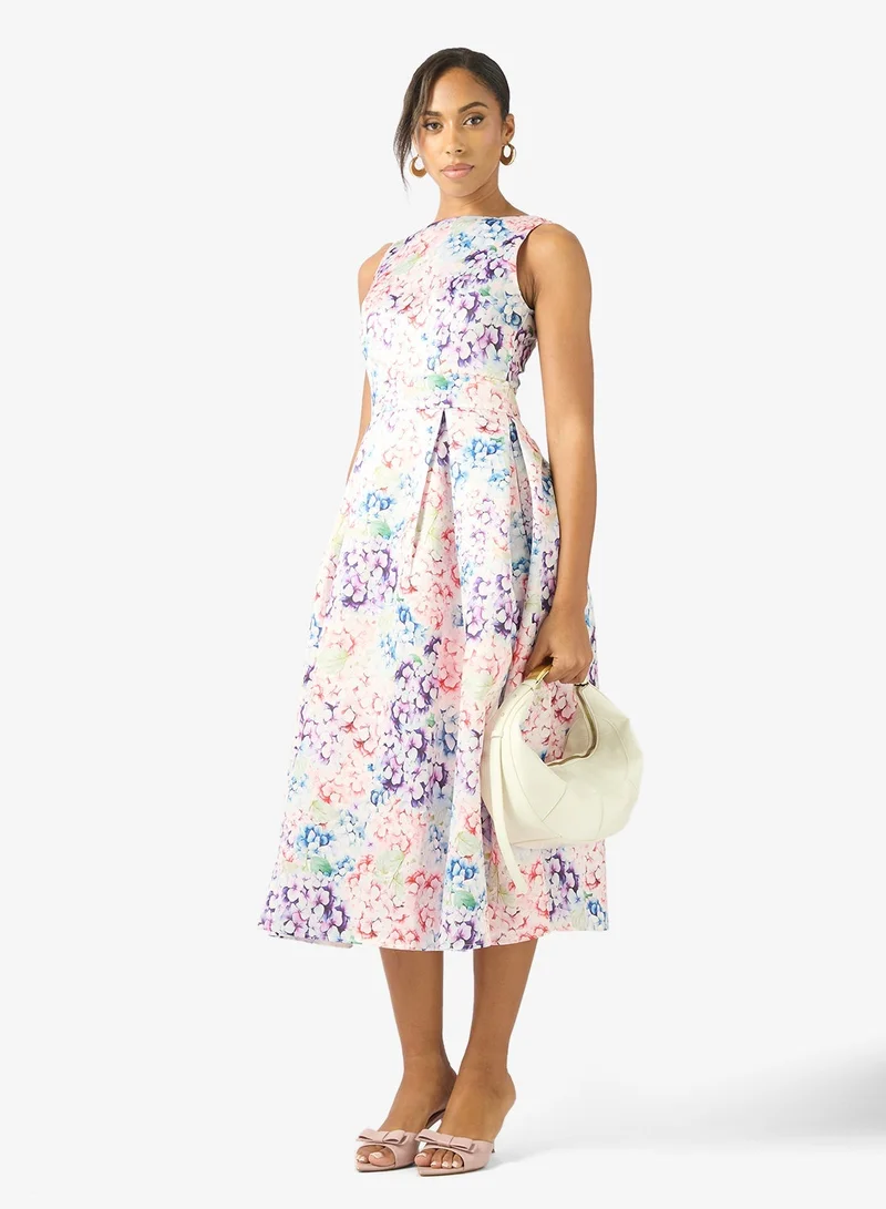 Ella  Floral Print Dress for Women | Best Price UAE