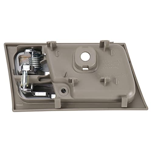 TRQ Passenger Side Interior Door Handle Dark Gray Housing With Chrome Lever Compatible with 2003-2011 Ford Crown Victoria Mercury Grand Marquis 2003-2004 Marauder - Image 3