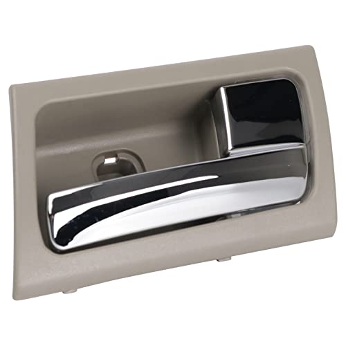 TRQ Passenger Side Interior Door Handle Dark Gray Housing With Chrome Lever Compatible with 2003-2011 Ford Crown Victoria Mercury Grand Marquis 2003-2004 Marauder - Image 2