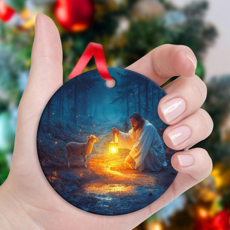 Ploceiny Christmas Ornaments for Birthday Gifts  Baptism Gifts for Boys or Girl Christian Gifts for Christmas Tree Decorations Christmas Decorations for Religious Gifts Hanging Ornament B-139 - Image 2