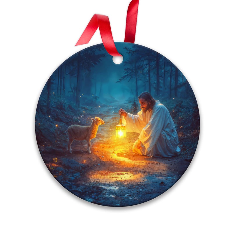 Ploceiny Christmas Ornaments for Birthday Gifts  Baptism Gifts for Boys or Girl Christian Gifts for Christmas Tree Decorations Christmas Decorations for Religious Gifts Hanging Ornament B-139 - Image 1