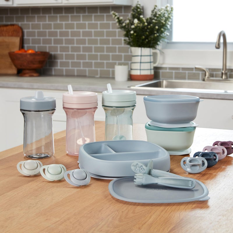 NUK for Nature Suction Bowl and Lid, Leak-Proof Lid, Microwave, Freezer, & Top Rack Dishwasher Safe, BPA-Free - Image 5