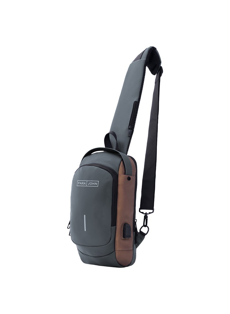 PARAJOHN Parajohn Anti theft Crossbody Sling bag,Shoulder Backpack,Lightweight Chest Daypack with USB Charging Port  - Image 1