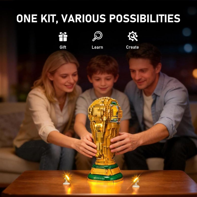 BRIKSMAX LED Lighting Set for LEGO FIFA World Cup Trophy 43020 - Hand Motion Sensor Version - Image 4