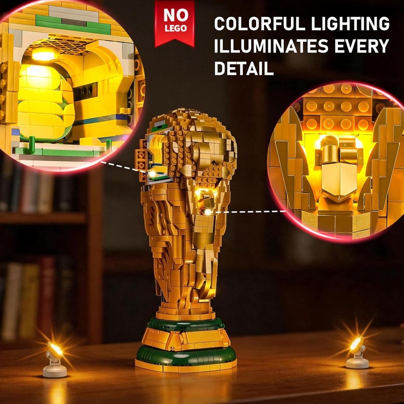 BRIKSMAX LED Lighting Set for LEGO FIFA World Cup Trophy 43020 - Hand Motion Sensor Version - Image 5