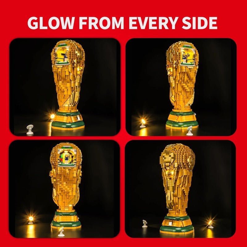BRIKSMAX LED Lighting Set for LEGO FIFA World Cup Trophy 43020 - Hand Motion Sensor Version - Image 3