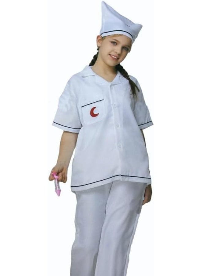 Kovar Kids Nurse Costume - Cute And Realistic Medical Outfit For Dress-Up And Role Play - Image 1