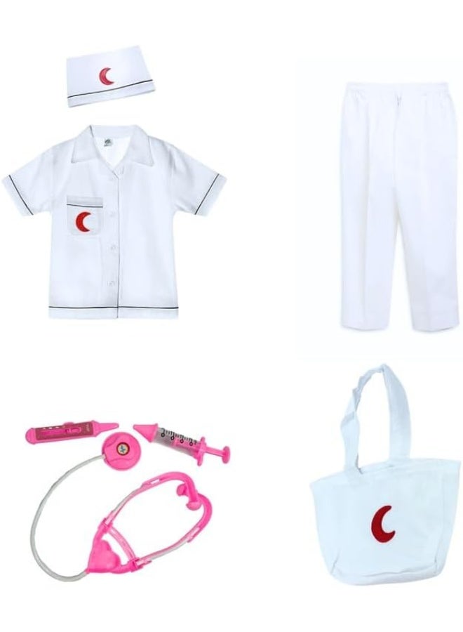 Kovar Kids Nurse Costume - Cute And Realistic Medical Outfit For Dress-Up And Role Play - Image 2