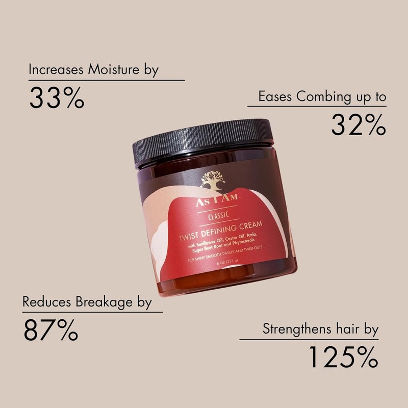 As I Am Classic Twist Defining Cream with Natural Oils, 16 Ounce - Image 2
