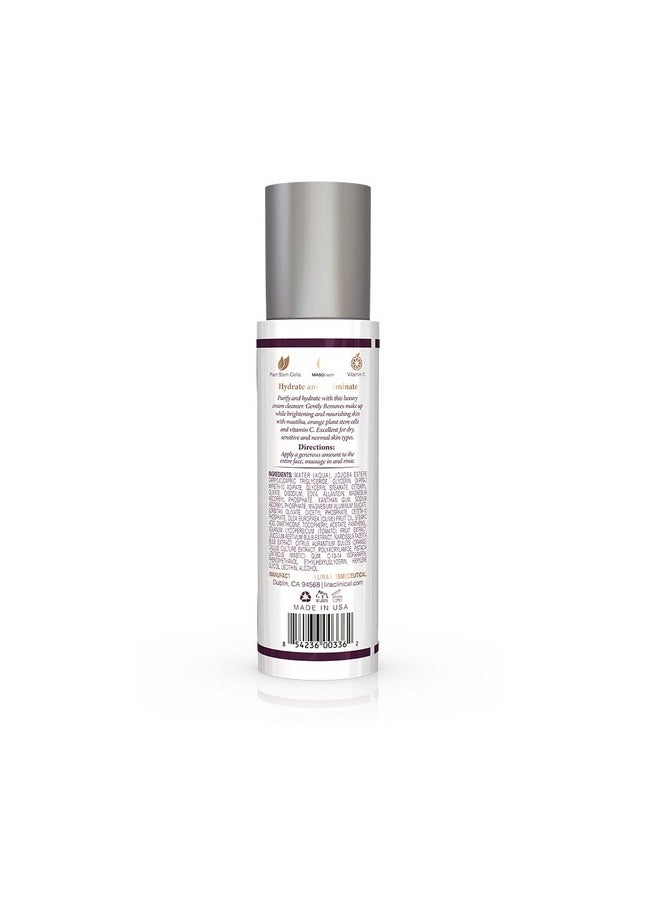 LIRA CLINICAL - Mystiq Iluminating Cream Cleanser Gentle Hydrating Facial Wash With Plant Cells Tomato Extract Vitamin C & E 6 Fl Oz - Image 1
