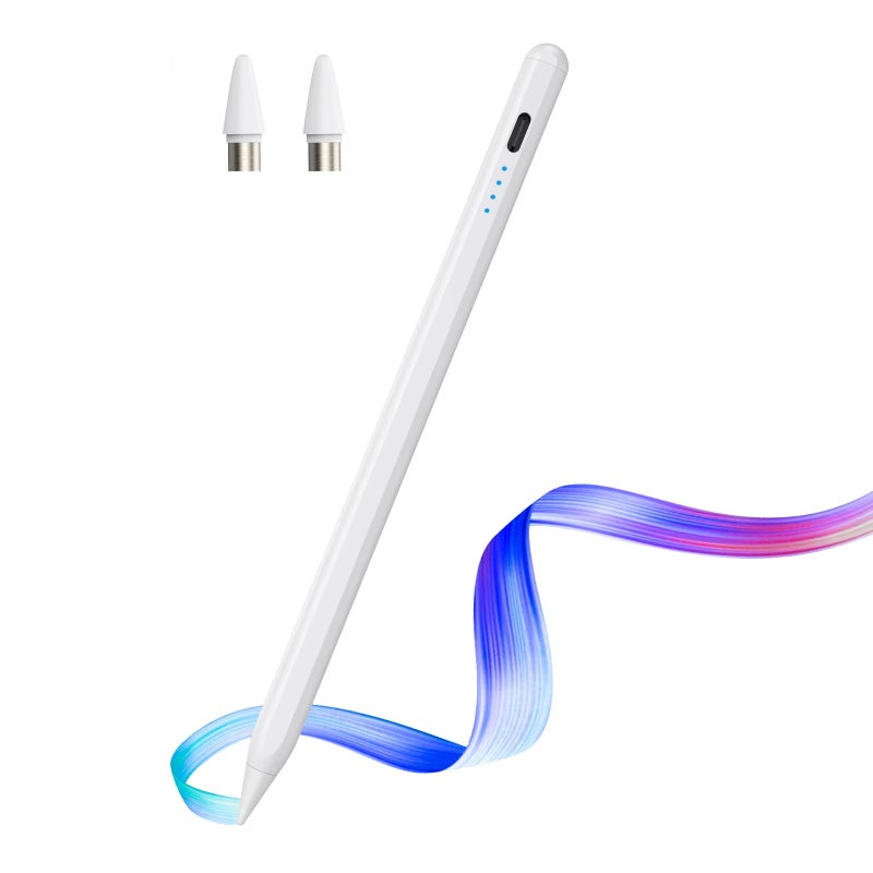 قلم إشعاعي عالمي جديد لأندرويد وآي أو إس - قلم لمس شاشات سعوية - قلم iPad بديل لـ Apple Pencil - قلم لأجهزة تابلت هواوي وشاومي وسامسونج - Image 5