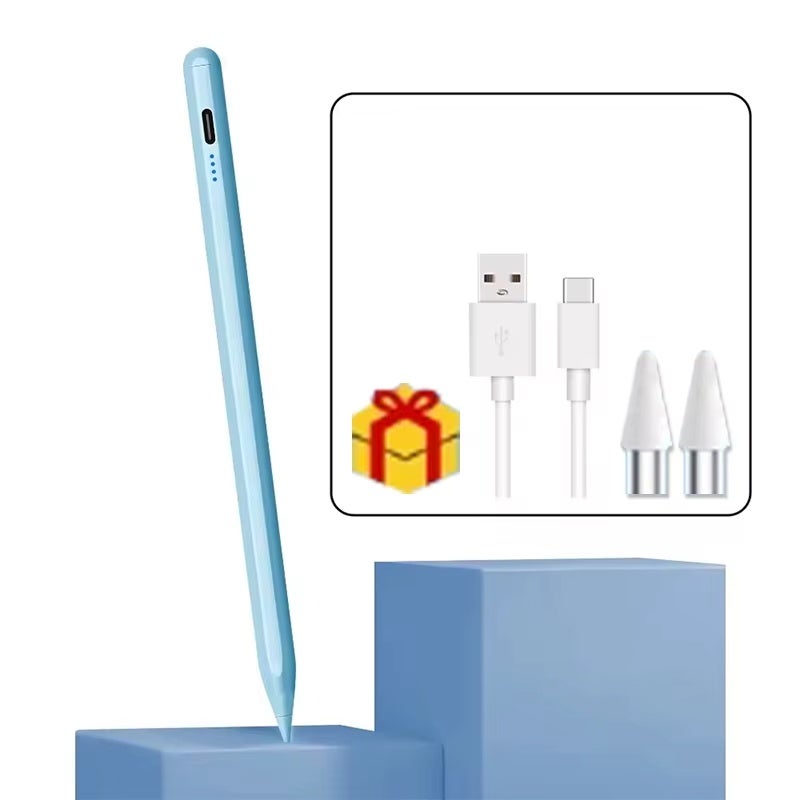 قلم إشعاعي عالمي جديد لأندرويد وآي أو إس - قلم لمس شاشات سعوية - قلم iPad بديل لـ Apple Pencil - قلم لأجهزة تابلت هواوي وشاومي وسامسونج - Image 1
