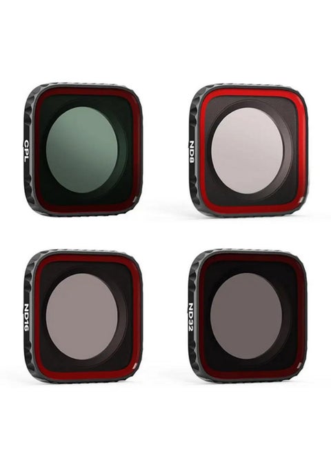 4pcs For Insta360 Ace Pro Waterproof Filter Protective Lens Anti-fog And Anti-fall CPL+ND8+16+32 Filter Camera Accessories
