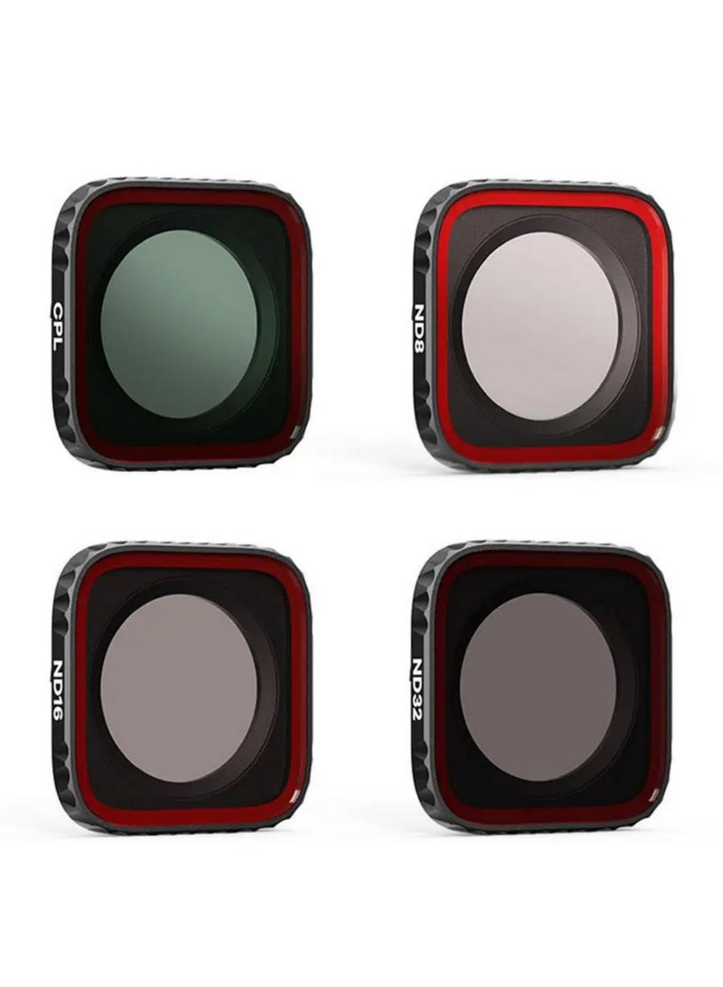 4pcs For Insta360 Ace Pro Waterproof Filter Protective Lens Anti-fog And Anti-fall CPL+ND8+16+32 Filter Camera Accessories  - Image 1