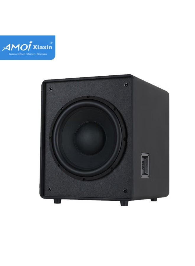 Amoi D-12 Home Passive Subwoofer, Wooden Home Theater, Dual 12-inch Subwoofer Speakers, High-power Ultra-heavy Bass Speakers - Image 1