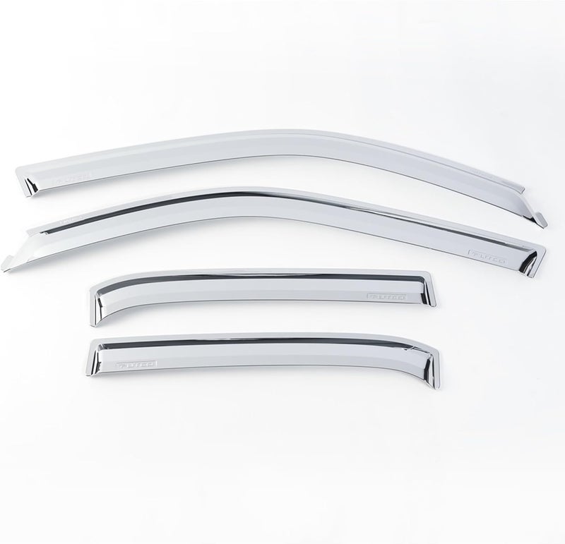 Putco 480442 Element Chrome Window Visor Set - Image 2