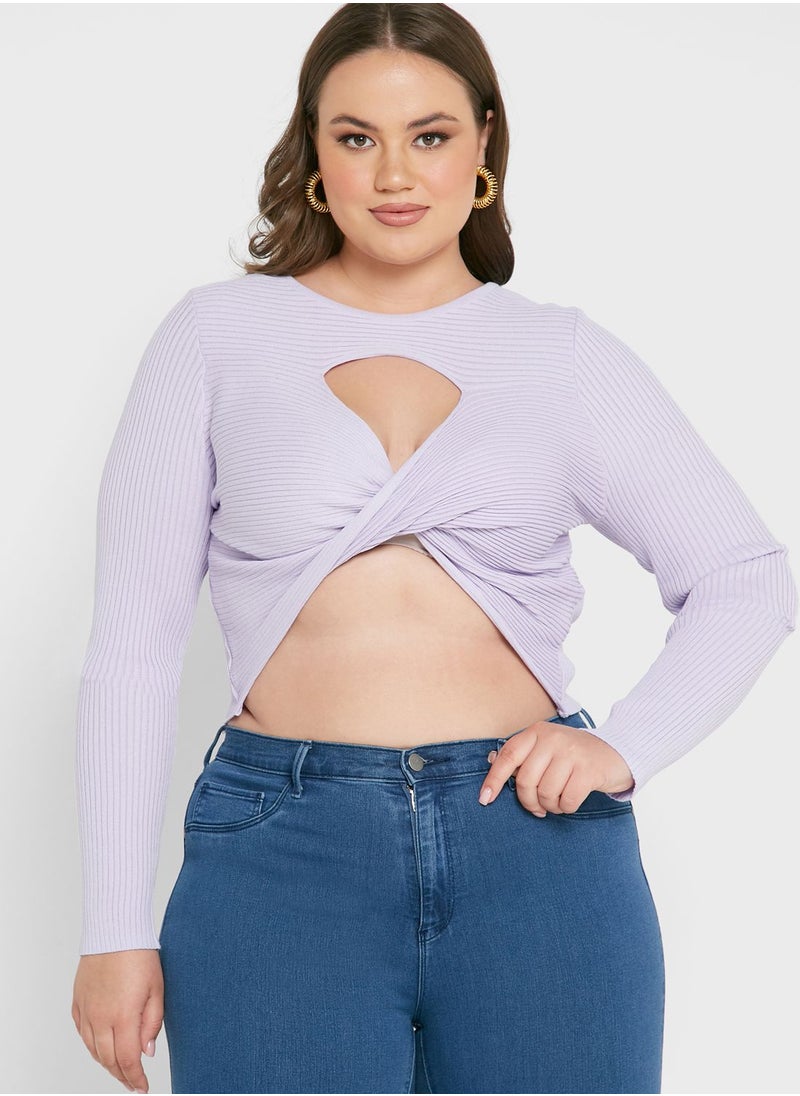 Cotton On Curve - Curve Foxy Twist Long Sleeve - Image 1