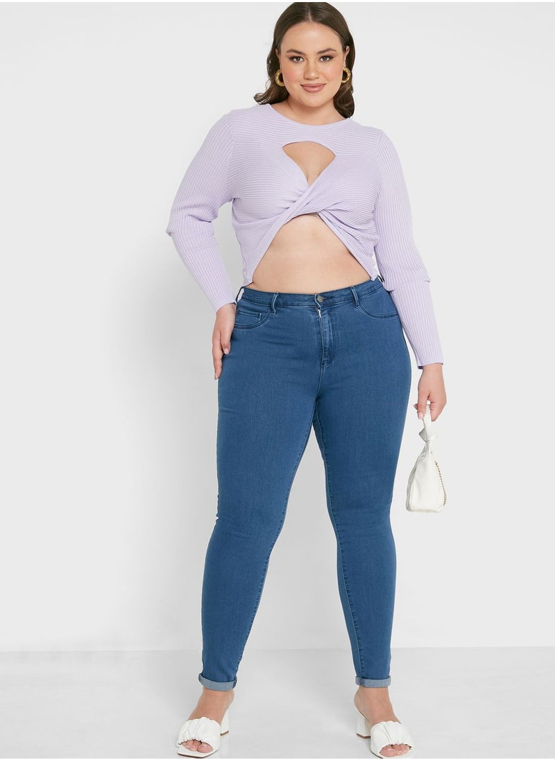 Cotton On Curve - Curve Foxy Twist Long Sleeve - Image 1