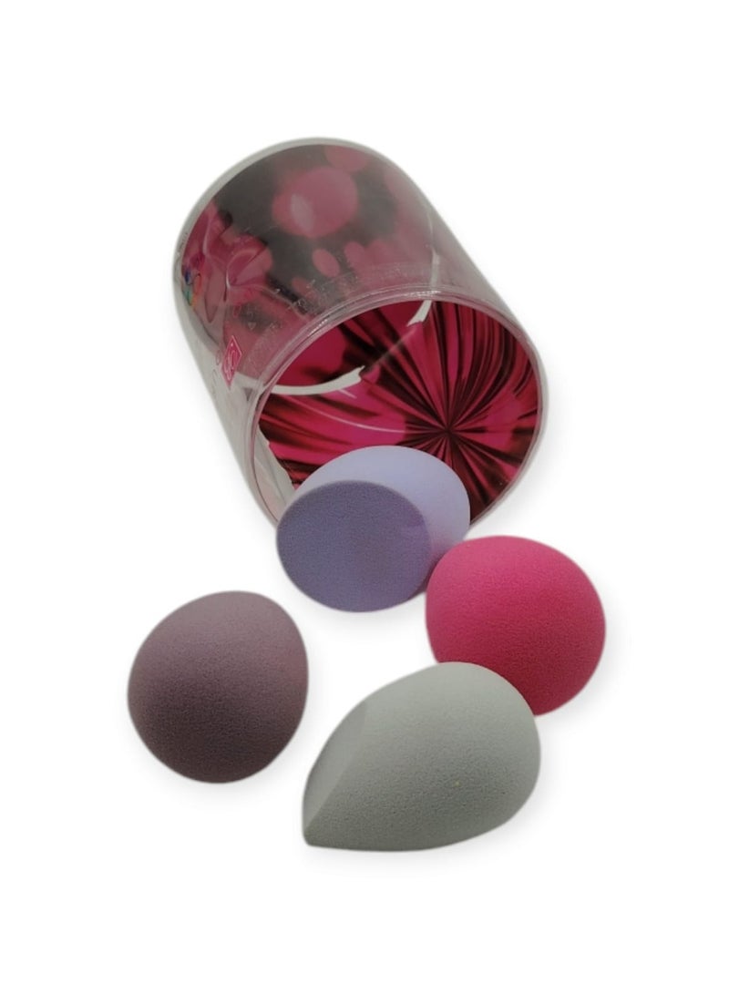 4-Piece Makeup Sponge Set, Multi-Colour - Image 2