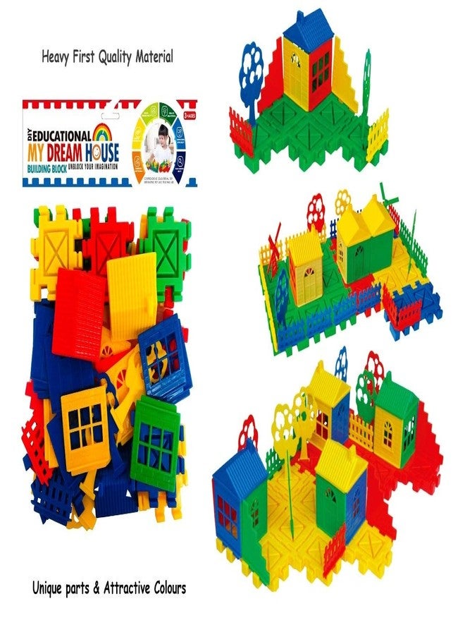 TEMSON DIY Educational My Dream House Building Block Toy for Kids - Image 3
