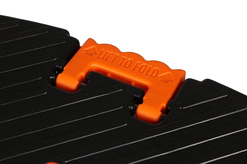 FLIPZON FLIPZON Foldable Step Ladder SafetyClutch Lock Ribbed Steps Knee Guard NonMarring PVC Shoes 3 Steps  - Image 3