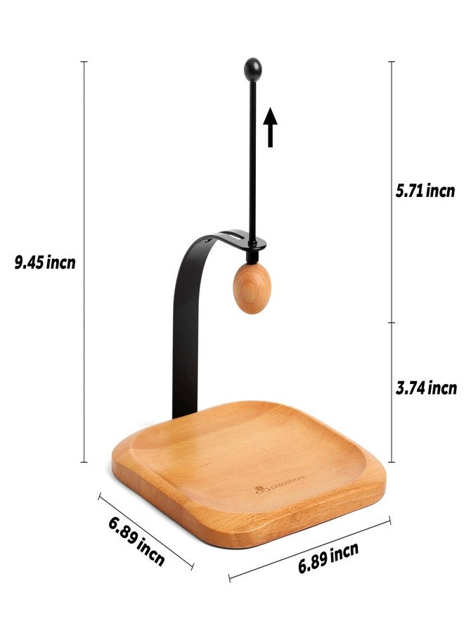 Celestree Napkin Holder for Table, Wood Napkin Holders for Paper Napkins, Cocktail Napkin Holder, Suitable for Kitchen, Restaurant, Bar, Office, Parties, Home Décor, Hotel, Cafe (Beech Wood) - Image 4
