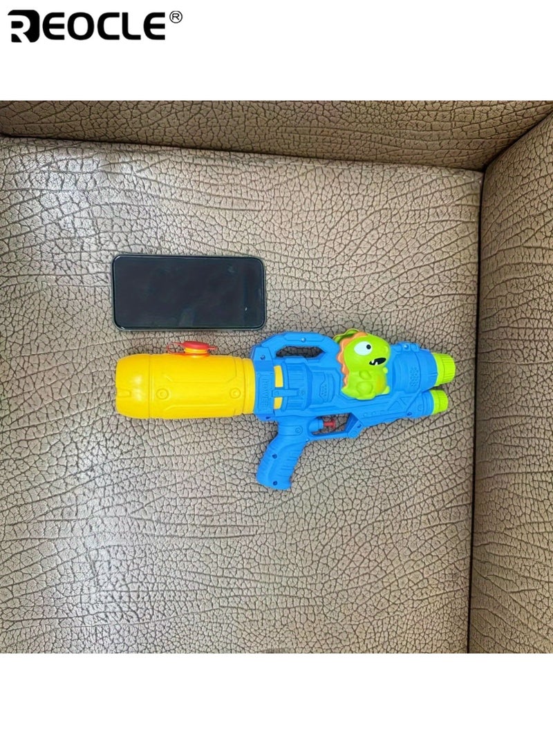 REOCLE Kid's Double Spray Water Gun with Cartoon Design and High Capacity Tank Outdoor Water Toy with Ergonomic Grip for Pool Beach Play - Image 5