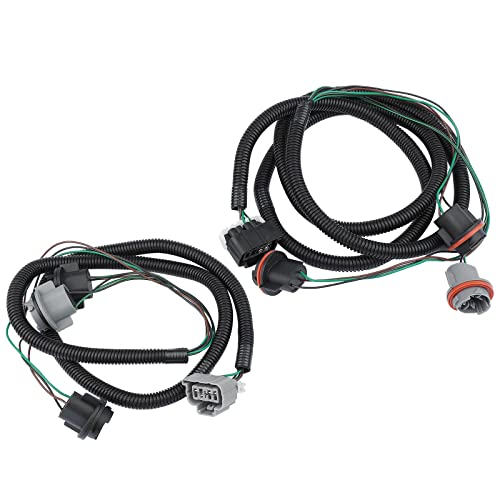 A-Premium Tail Light Wiring Harness Compatible with Chevrolet Silverado 1500 2500 HD 3500 HD GMC Sierra 3500 HD Driver and Passenger Side 2-PC Set - Image 1