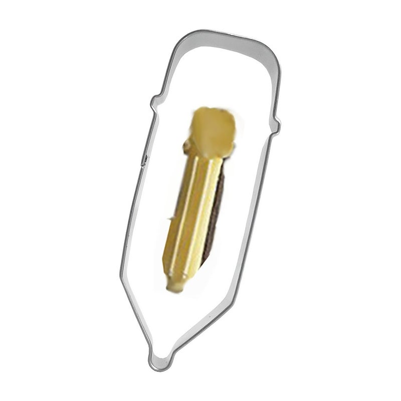 Stainless Steel Pencil Cookie Cutter Easy Release for Baking Crafts - Image 2