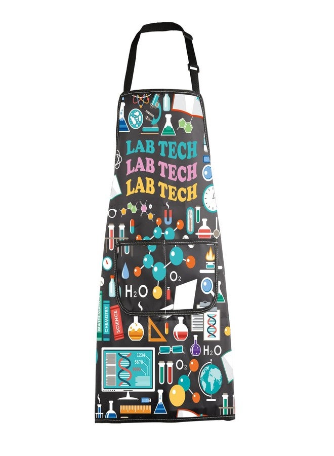 MBMSO Lab Tech Apron Lab Apron Chemistry Gifts Lab Technician Gifts Science Laboratory Apron for Lab Tech Assistant Gifts (Lab Tech Apron-b) - Image 1