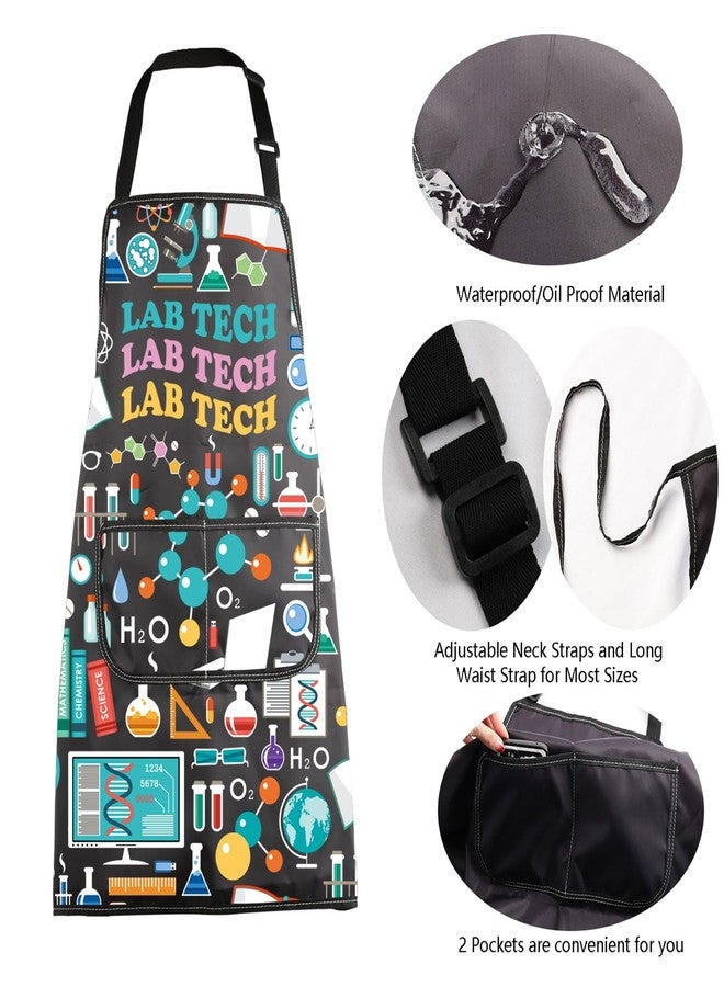 MBMSO Lab Tech Apron Lab Apron Chemistry Gifts Lab Technician Gifts Science Laboratory Apron for Lab Tech Assistant Gifts (Lab Tech Apron-b) - Image 5