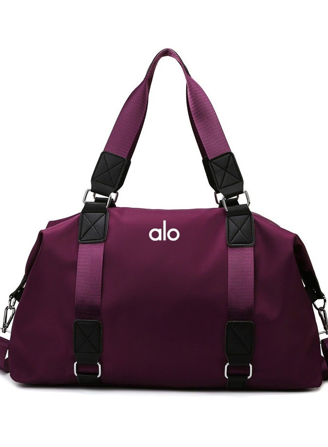 alo alo yoga fitness bag hand-held training yoga bag women's wet and dry separation large capacity