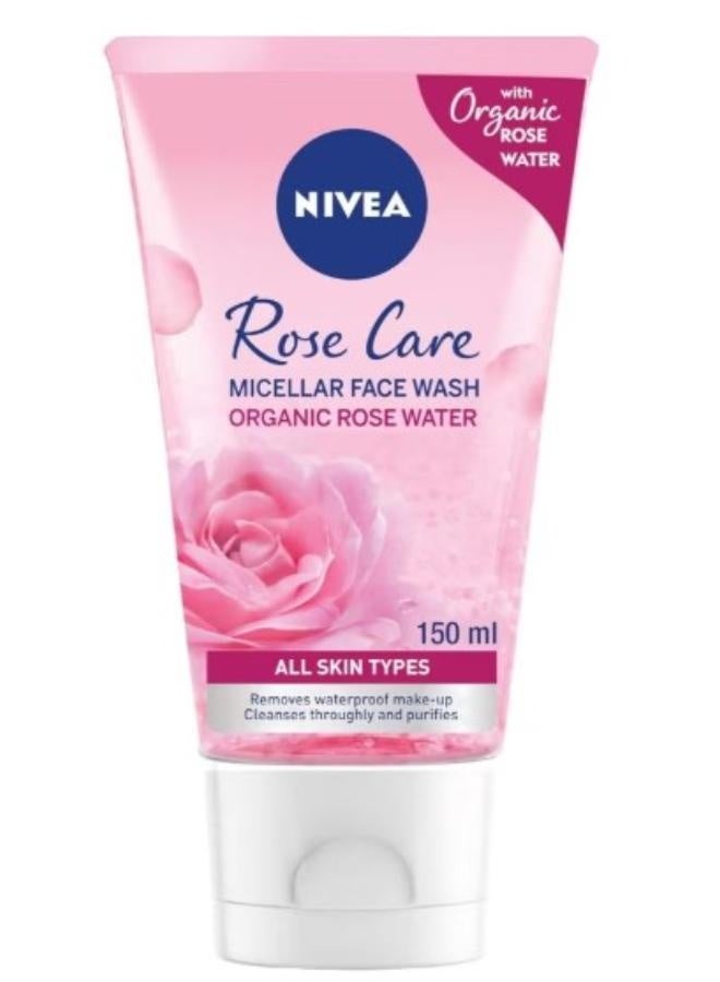 Nivea Rose Care Micellar Face Wash 150 Ml - Image 2