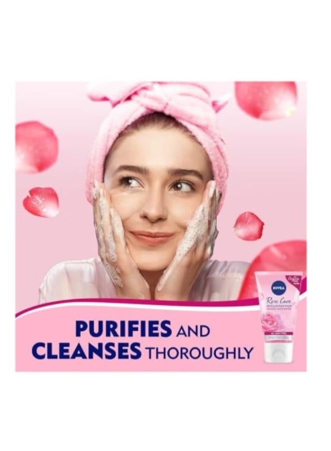Nivea Rose Care Micellar Face Wash 150 Ml - Image 4