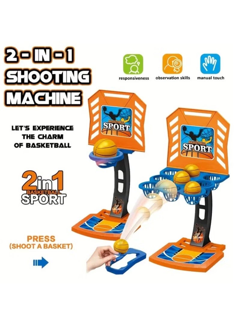 Rally Indoor Sports Basketball Game Table Game Funny Kids Desktop Basketball Shooting Game Set - Image 1