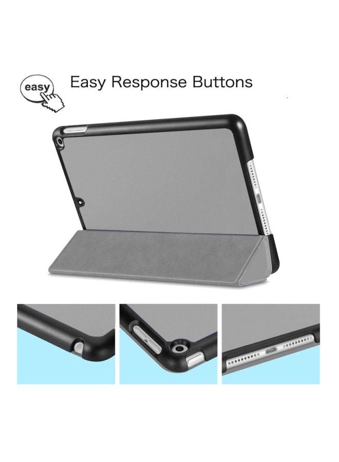 Protective Case Cover For Apple iPad 7th Generation 10.2-Inch Grey - Image 3