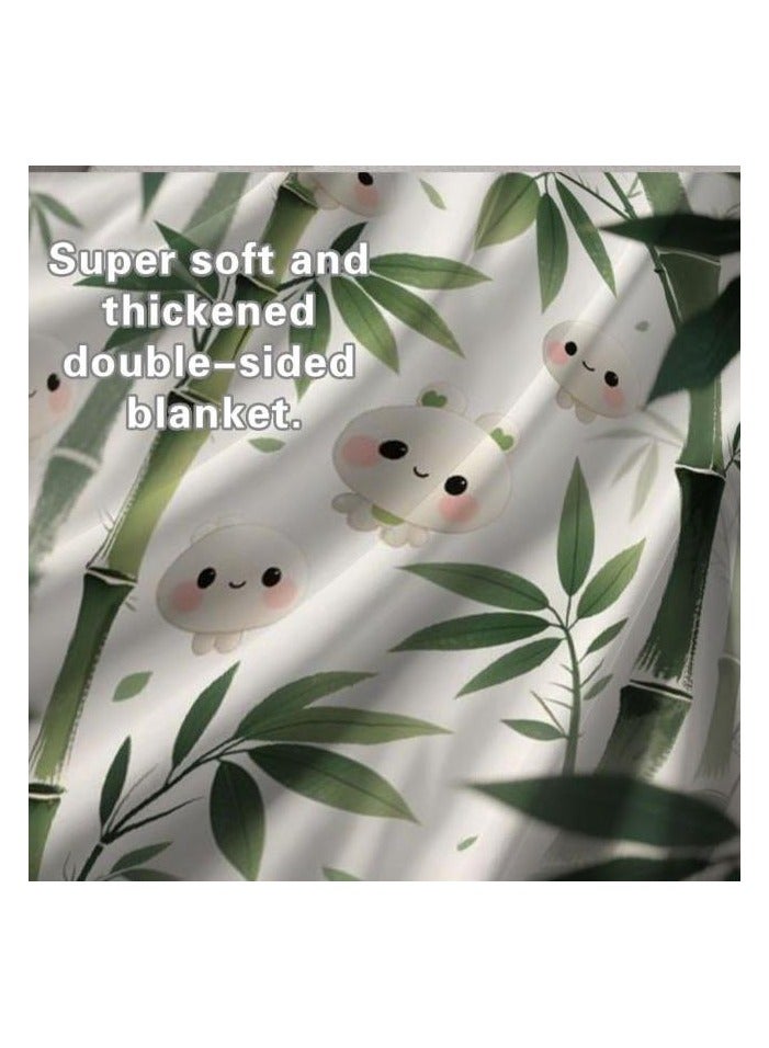 general Flannel thin blanket (warm and comfortable, suitable for sleep, gaming, dust removal and sandproof) 150cm*200cm - 879 - Image 4