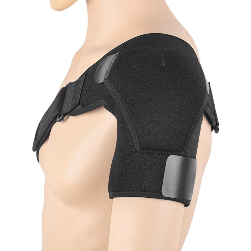 Adjustable Shoulder Support Compression Sleeve Warm Protector For Workout Gym Fitness - Image 5