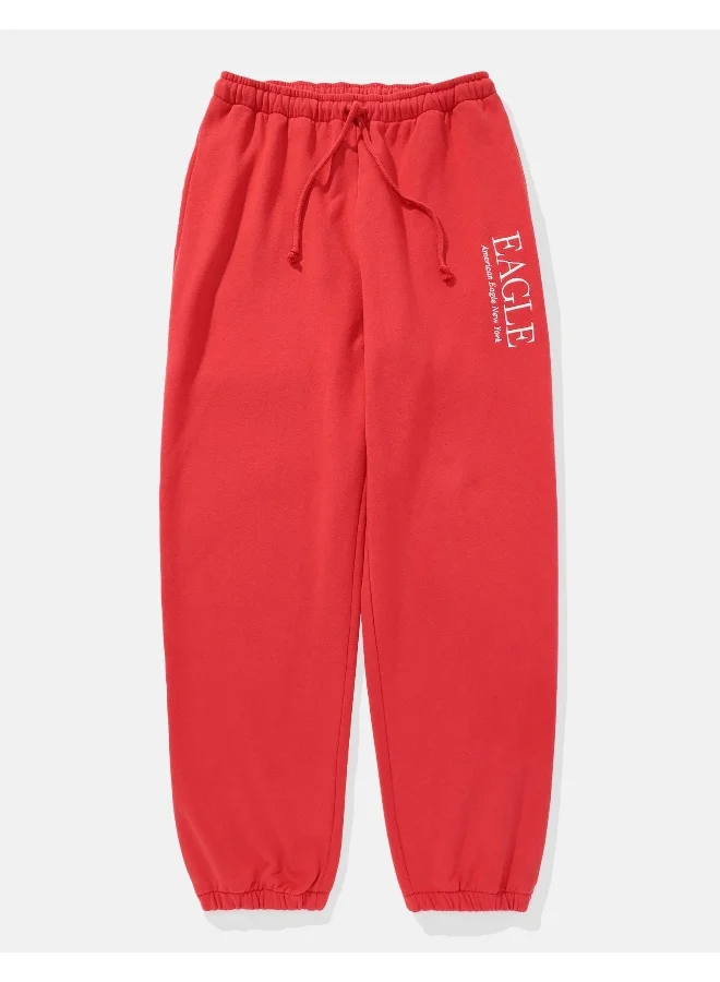 American Eagle Logo Graphic Drawstrings Sweatpants