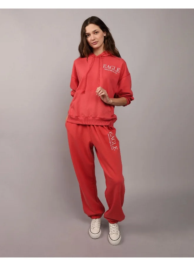 امريكان ايجل Logo Graphic Drawstrings Sweatpants