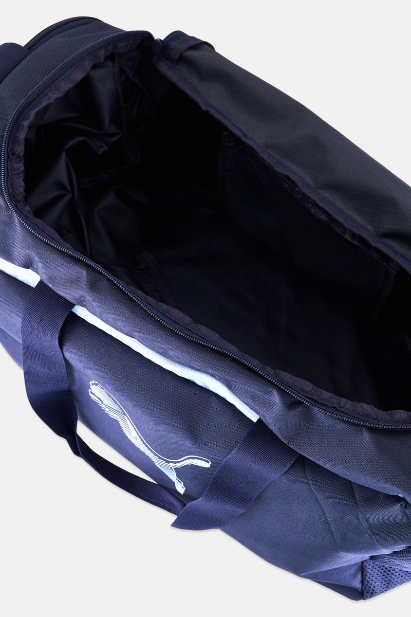 PUMA Men Hydra Brand Logo Duffle Bag, Navy  - Image 4
